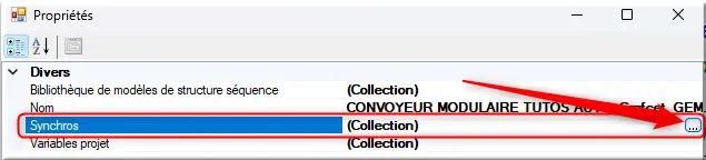 Édition synchros